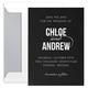 Modern Couple Shimmer Save the Date Cards Image 13 of 13